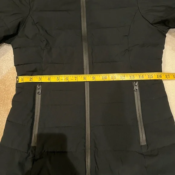 Abercrombie & Fitch Women's Black Lightweight Puffer Coat - Picture 4 of 7